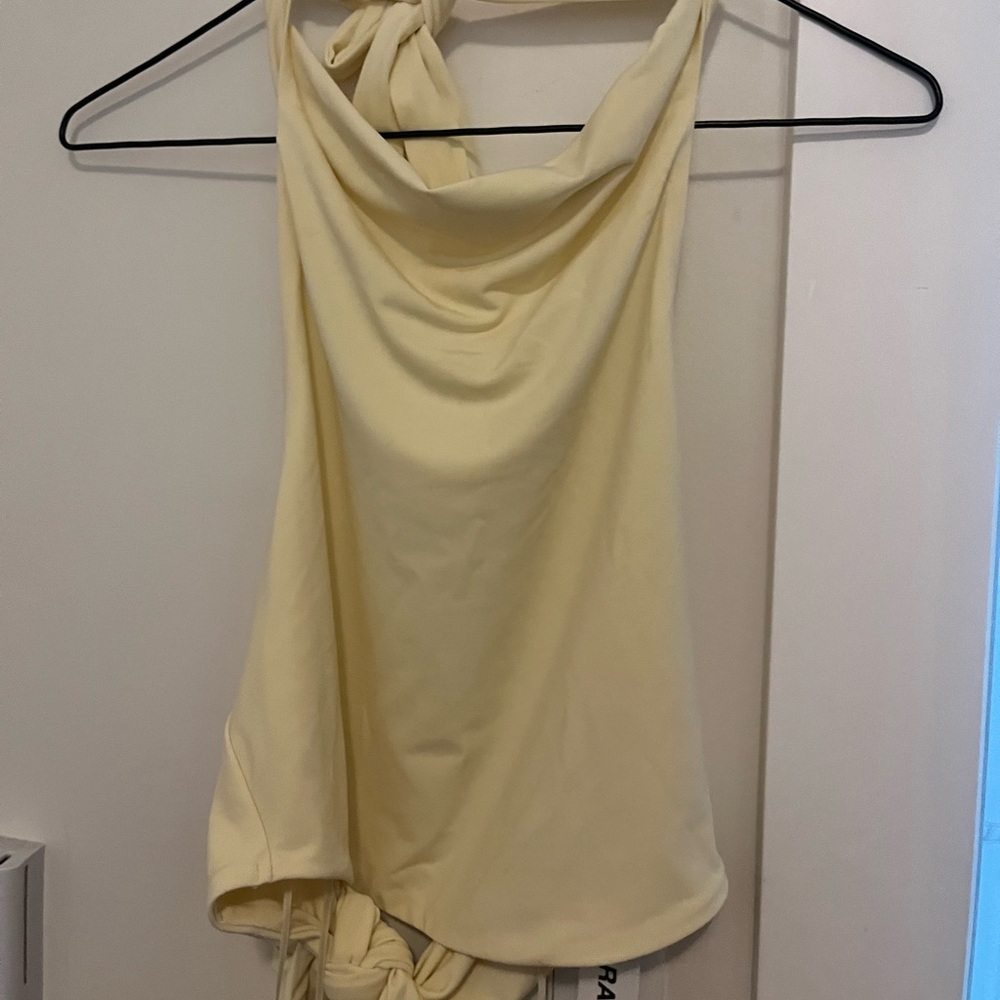 BNWT Garage Cowl neck Halter Top